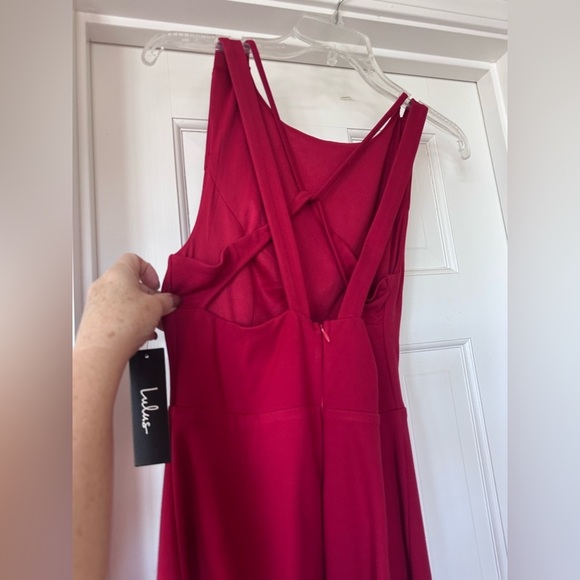 NWT Lulus New Thrills Red Strappy Backless Bodycon Mini Dress - Picture 6 of 10